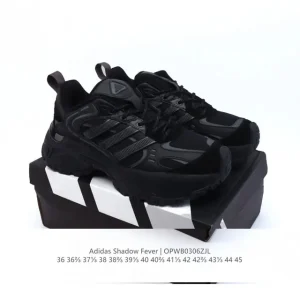 Adidas Shadow Fever Retro Running Shoes with Rubber Sole