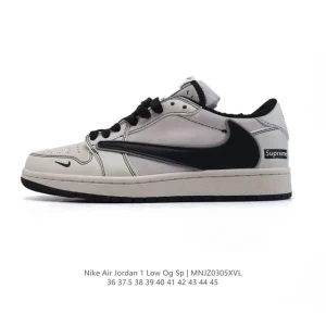 Jordan Military Blue Low OG SP Reverse Swoosh Retro Basketball Shoe