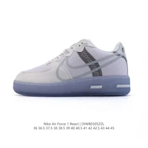 Nike Air Force 1 '07 Low White Leather Casual Sneakers for Men and Women