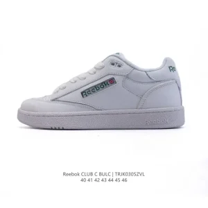 Reebok Club C Bulc Men's Retro White Leather Sneakers Y2K Style