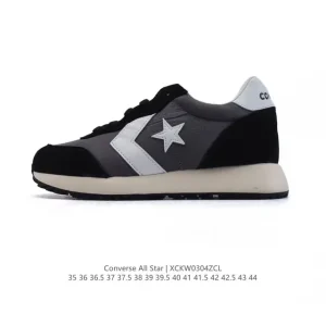 Converse All Star Leather Low Top Unisex Sneakers Vintage Style