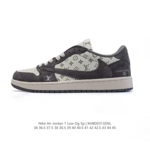 Jordan Military Blue Low Reverse Swoosh AJ1 Retro Basketball Shoes