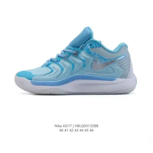Nike KD17 Durant Men's Basketball Shoes Winter Low-Top Comfortable Durable