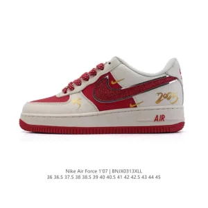 Nike Air Force 1 2025 Low Snake Year Limited Edition Red Shoes