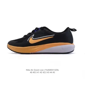 Nike Zoom Low Running Shoes Black Cushion Casual Sneakers