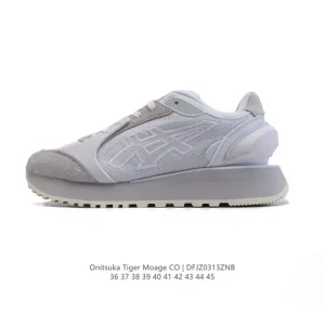 ASICS Onitsuka Tiger Mexico 66 Vintage Thick Sole Retro Leather Casual Shoes