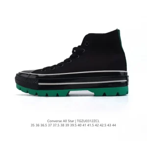 Converse All Star Leather High Top Unisex Sneakers Vintage Outdoor Hiking Shoes
