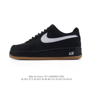 Nike Air Force 1 2025 Low White Sneakers with Air Cushion