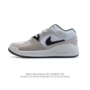 Jordan Stadium 90 Basketball Shoes with Formula 23 Cushioning and Mesh Upper