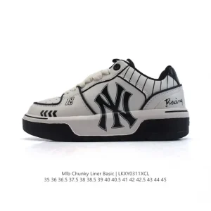 MLB Chunky Liner Basic Hand-Painted Retro Streetwear Sneakers