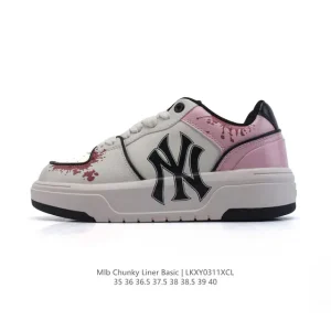 MLB Chunky Liner Basic Women's Hand-Drawn Retro Street Sneakers
