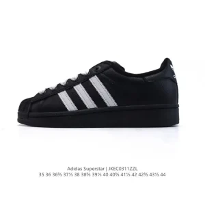 Adidas Superstar Classic Shell Toe Leather Sneakers