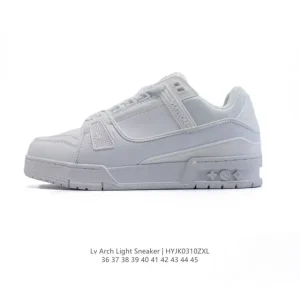 Louis Vuitton Trainer Sneaker Low Comfort Thick Sole Fashion Shoes