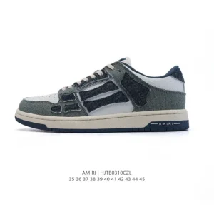 Amiri Skel-Top-Low Sneakers Bone Shoes Men Women Spring Summer