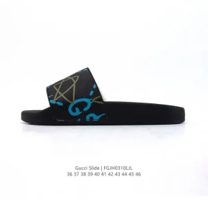 Gucci 24Ss Summer Fashion Slides with 3D Print