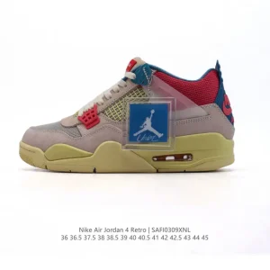 Jordan Air 4 Retro OG DC9533 Black Basketball Shoes for Men and Women