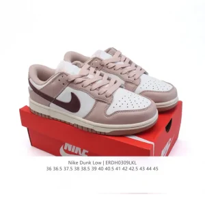 Nike SB Dunk Low Pro Vintage Leather Skateboarding Shoes for Men and Women