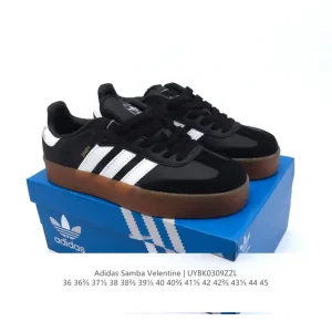 Adidas Samba Valentine Women's Retro Leather Sneakers Vintage Style