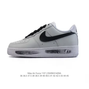 Nike Air Force 1 Low 2025 White Leather Sneakers with Air Cushion