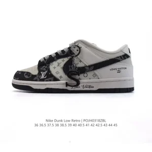 Nike SB Dunk Low Pro Louis Vuitton Vintage Skate Shoes