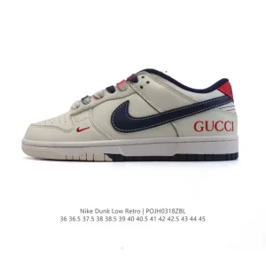 Nike SB Dunk Low Pro Gucci Collaboration Skateboarding Shoes