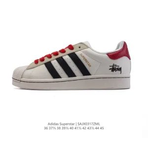 Adidas Superstar 82 Classic Shell Toe Leather Sneakers for Men and Women