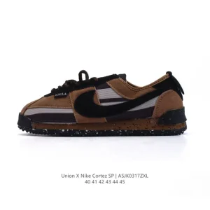 Union x Nike Cortez 'Un/La' Collaboration Shoe in Suede and Mesh