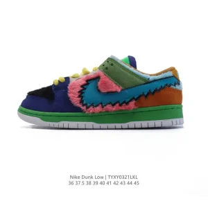 Nike SB Dunk Low Pro Men's Women's Skateboarding Shoes Vintage Leather