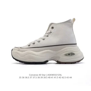 Converse 100th Anniversary Japan Limited Edition Thick Sole High Top Canvas Shoes