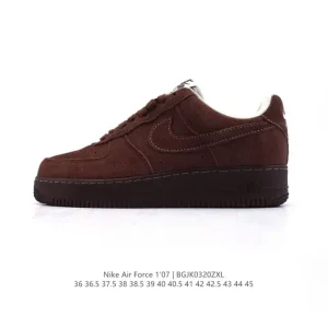 Nike Air Force 1 '07 Low White Leather Sneakers
