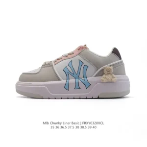 MLB Chunky Liner Basic Women's Streetwear Sneakers with Thick Sole
