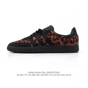 Adidas Samba Og Classic Leather Sneakers with Gum Sole