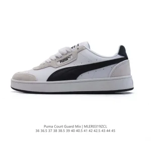 PUMA Court Guard Mix Leather Unisex Sneakers for Men and Women