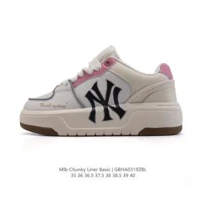 MLB Chunky Liner Mid Retro Streetwear Sneakers with Reflective Details