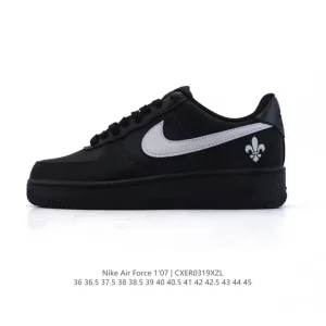 Nike Air Force 1 '07 Low White Leather Sneakers 2025 New Release