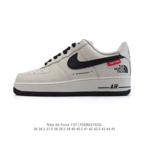 Nike Air Force 1 '07 Low White Leather Casual Sneakers