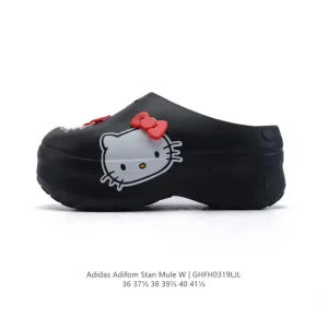 Adidas Adifom Hello Kitty Women's Summer Sandal with Bow Decor