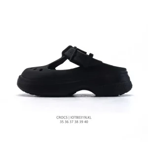 Women's Crocs Classic Clog Sandals with Thick Sole for Beach and Casual Wear