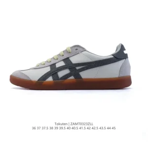 ASICS Tokuten Unisex Retro Running Sneaker with Leather Upper