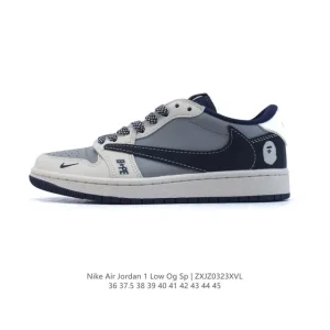 Nike Air Jordan 1 Low OG SP Military Blue Reverse Swoosh