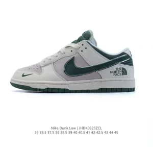 Nike Dunk Low Retro North Face Collaboration Vintage Basketball Skateboarding Shoes