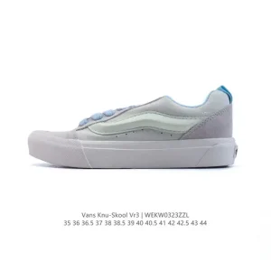 Vans Knu Skool VR3 LX Leather Canvas Chunky Sneaker