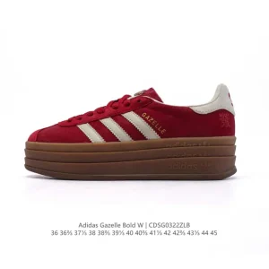 Adidas Gazelle Bold 2025 New Year Red Vintage Sneakers
