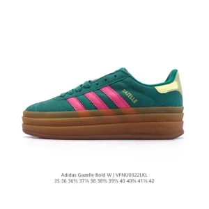 Adidas Gazelle Bold Women's Retro Sneakers with Thick Sole