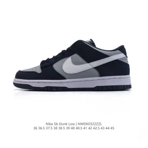 Nike SB Dunk Low Pro Vintage Leather Skate Shoes for Men and Women