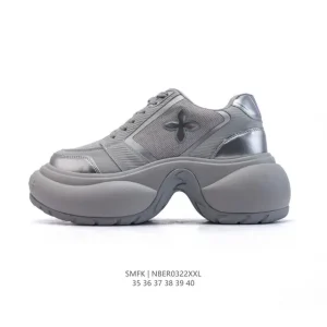 SMFK Cross Flower Retro Running Shoes for Women
