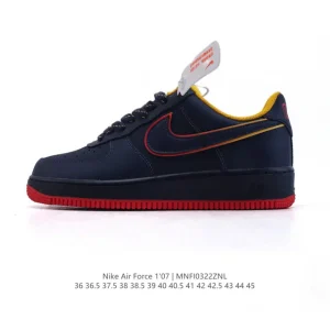 Nike Air Force 1 Low 2025 White Leather Sneakers with Air Cushion