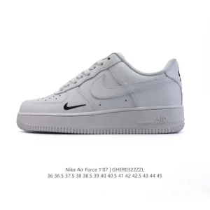 Nike Air Force 1 Low 2025 White Leather Sneakers for Men and Women