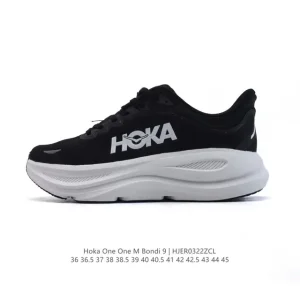 HOKA Bondi 9 Men's and Women's Lightweight Cushioned Running Shoes