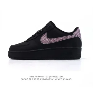 Nike Air Force 1 '07 Low White Leather Sneakers